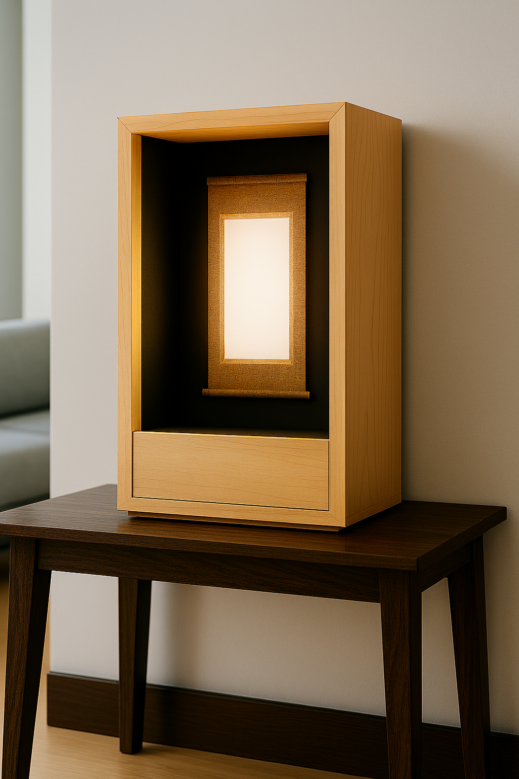 未来の「祈りの空間」虚空厨子 AIコンセプトアート